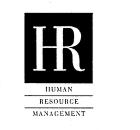 HR HUMAN RESOURCE MANAGEMENT logo