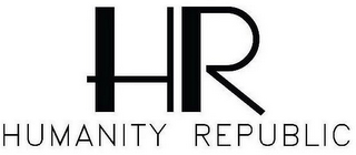 HR HUMANITY REPUBLIC logo