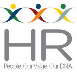 HR PEOPLE. OUR VALUE. OUR DNA. logo