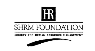 HR SHRM FOUNDATION SOCIETY FOR HUMAN RESOURCE MANAGEMENT logo