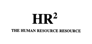 HR2 THE HUMAN RESOURCE RESOURCE logo