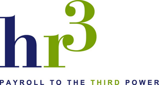 HR3 PAYROLL TO THE THIRD POWER logo