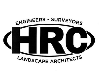 HRC ENGINEERS · SURVEYORS LANDSCAPE ARCHITECTS logo