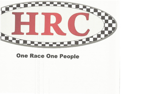 HRC ONE RACE ONE PEOPLE logo