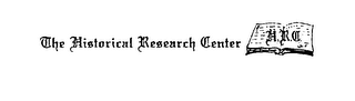 H.R.C. THE HISTORICAL RESEARCH CENTER logo