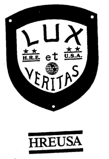 HREUSA LUX VERITAS H.R.E. ET U.S.A. logo