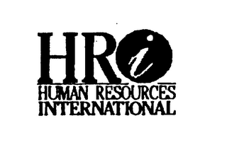 HRI HUMAN RESOURCES INTERNATIONAL logo