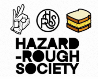 HRS HAZARD-ROUGH SOCIETY logo
