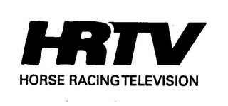 HRTV HORSE RACING TELEVISION logo
