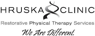 HRUSKA CLINIC RESTORATIVE PHYSICAL THERAPY SERVICES WE ARE DIFFERENT. logo