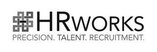 HRWORKS PRECISION. TALENT. RECRUITMENT. logo