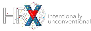 HRX INTENTIONALLY UNCONVENTIONAL logo