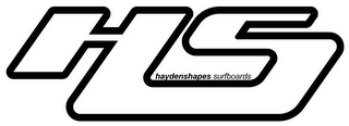 HS HAYDENSHAPES SURFBOARDS logo