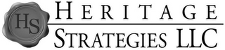 HS HERITAGE STRATEGIES LLC logo