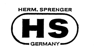 HS HERM. SPRENGER GERMANY logo