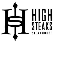 HS HIGH STEAKS STEAKHOUSE logo