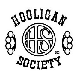 HS HOOLIGAN SOCIETY MC logo