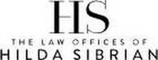 HS THE LAW OFFICES OF HILDA SIBRIAN logo