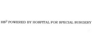 HS2 POWERED BY HOSPITAL FOR SPECIAL SURGERY logo