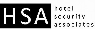HSA HOTEL SECURITY ASSOCIATES logo