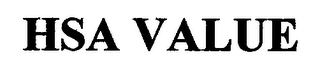 HSA VALUE logo