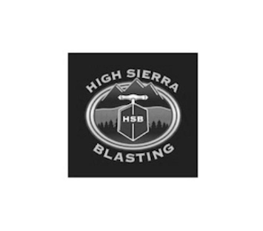 HSB HIGH SIERRA BLASTING logo