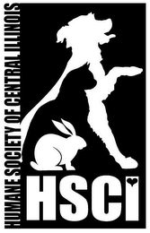 HSCI HUMANE SOCIETY OF CENTRAL ILLINOIS logo