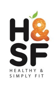 H&SF HEALTHY & SIMPLY FIT logo