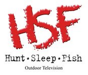 HSF HUNT SLEEP FISH OUTDOOR TELEVISION logo