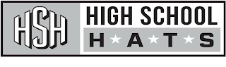 HSH HIGH SCHOOL HATS logo
