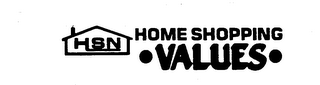 HSN HOME SHOPPING -VALUES- logo