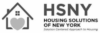 HSNY HOUSING SOLUTIONS OF NEW YORK SOLUTION CENTERED APPROACH TO HOUSING logo
