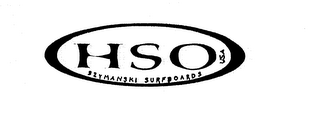 HSO SZYMANSKI SURFBOARDS USA logo