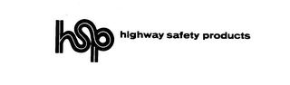 HSP HIGHWAY SAFETY PRODUCTS logo