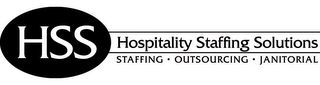 HSS HOSPITALITY STAFFING SOLUTIONS STAFFING · OUTSOURCING · JANITORIAL logo