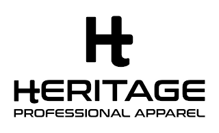 HT HERITAGE PROFESSIONAL APPAREL logo