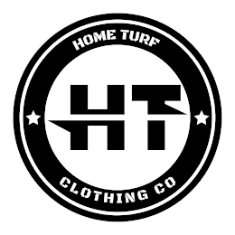 HT HOME TURF CLOTHING CO logo