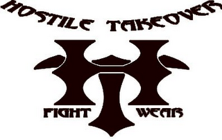 HT HOSTILE TAKEOVER FIGHT WEAR logo