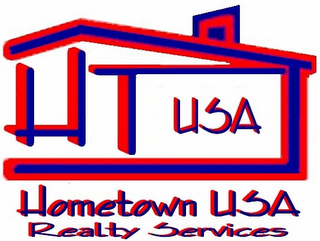 HT USA HOMETOWN USA REALTY SERVICES logo