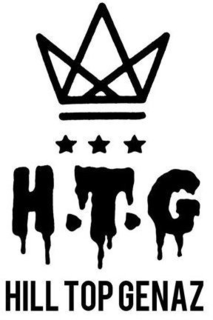 H.T.G HILL TOP GENAZ logo