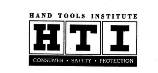 HTI HAND TOOLS INSTITUTE CONSUMER SAFETYPROTECTION logo