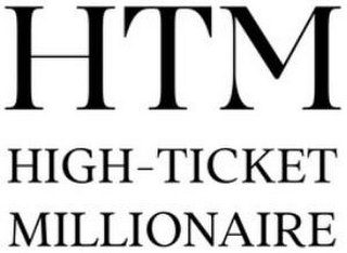 HTM HIGH-TICKET MILLIONAIRE logo
