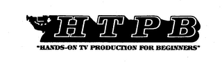 HTPB "HANDS-ON TV PRODUCTION FOR BEGINNERS" logo
