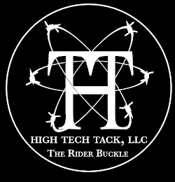 HTT HIGH TECH TACK, LLC THE RIDER BUCKLE logo