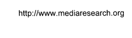 HTTP://WWW.MEDIARESEARCH.ORG logo