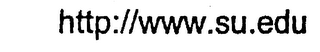 HTTP://WWW.SU.EDU logo