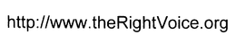 HTTP://WWW.THERIGHTVOICE.ORG logo