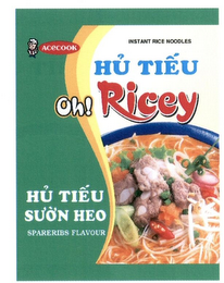 HU TIÊU ACECOOK OH! RICEY INSTANT RICE NOODLES HU TIÊU SUON HEO SPARERIBS FLAVOUR logo