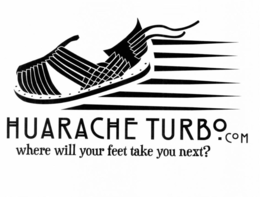 HUARACHE TURBO.COM WHERE WILL YOUR FEET TAKE YOU NEXT? logo