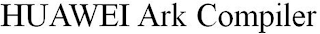 HUAWEI ARK COMPILER logo